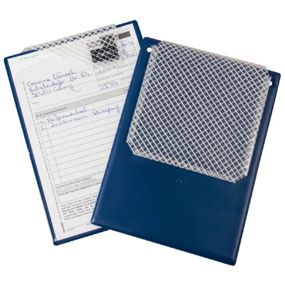 Produktbild Eichner Auftragstasche A5 blau mit Schlüsselfach