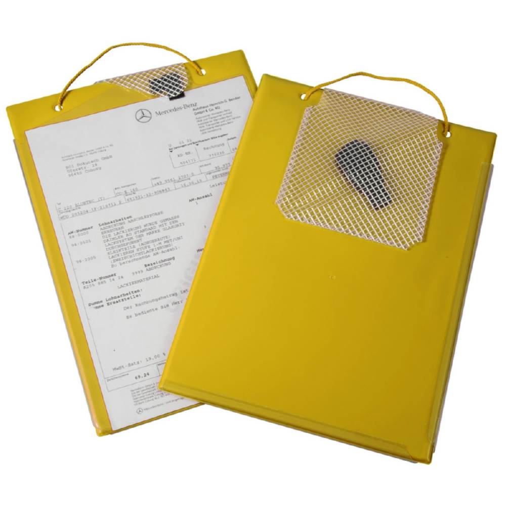 Produktbild Eichner Auftragstasche gelb DIN A4 EDGE Umbugverschweißung