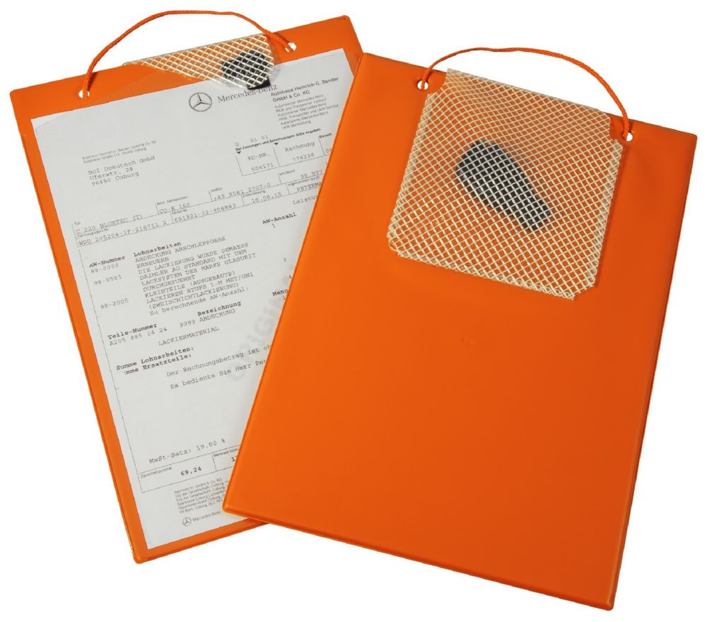 Produktbild Eichner Auftragstasche Plus mit Schlüsselfach DIN A4 Orange