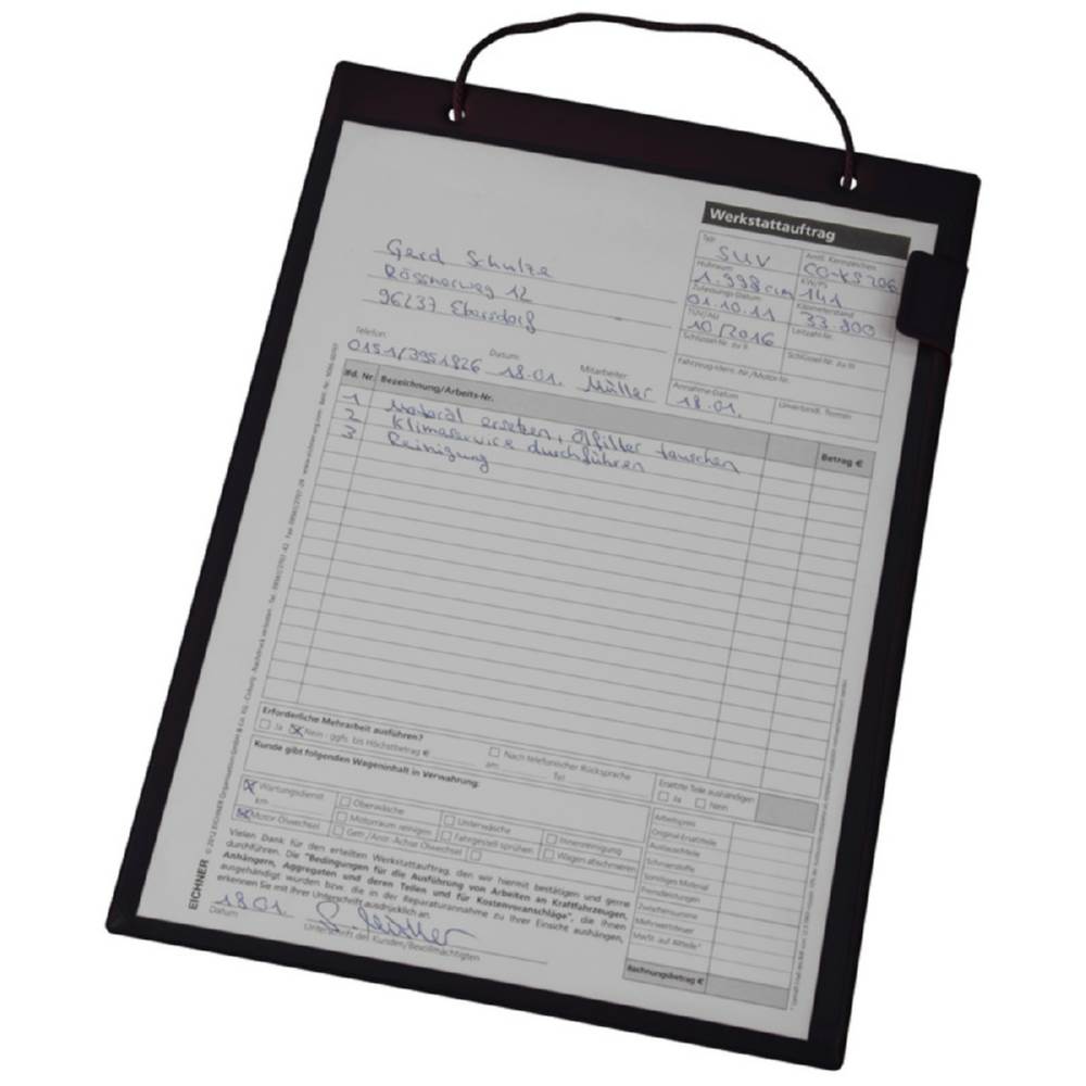 Produktbild Eichner Auftragstasche Basic schwarz A4 ohne Schlüsselfach