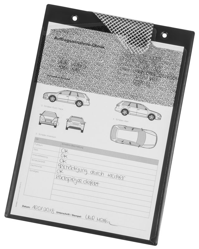 Produktbild Eichner Auftragstasche Secure mit verpixeltem Adressfeld Schwarz