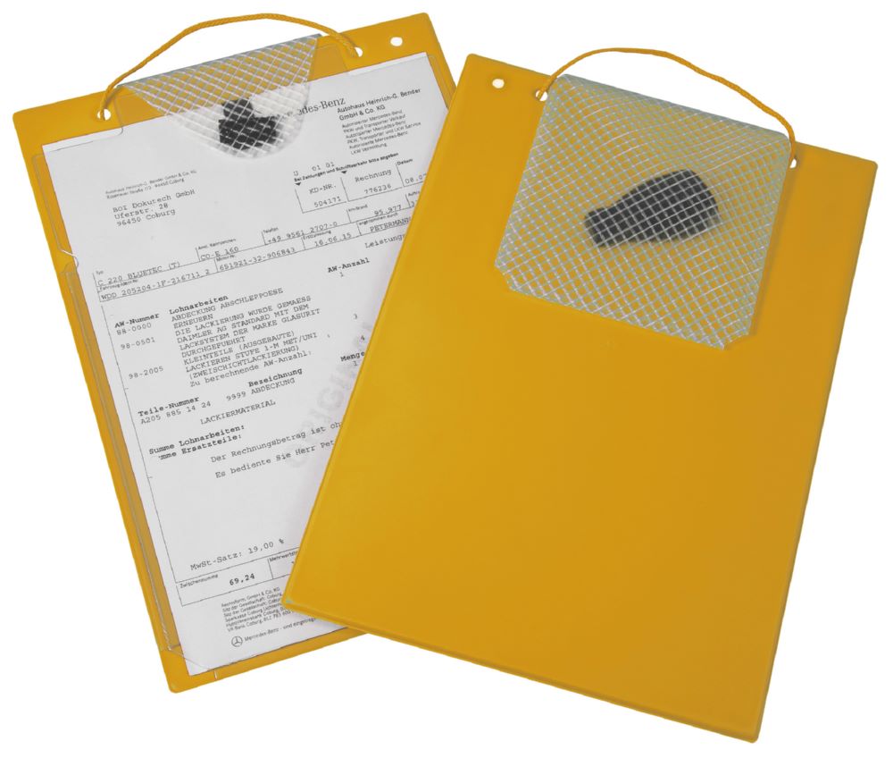 Produktbild Eichner Auftragstasche Turbo mit Schlüsselfach Gelb