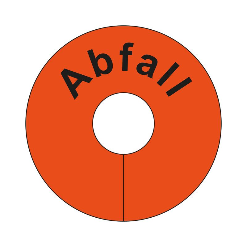 Produktbild Eichner Beschriftete Signalringe Abfall Rot