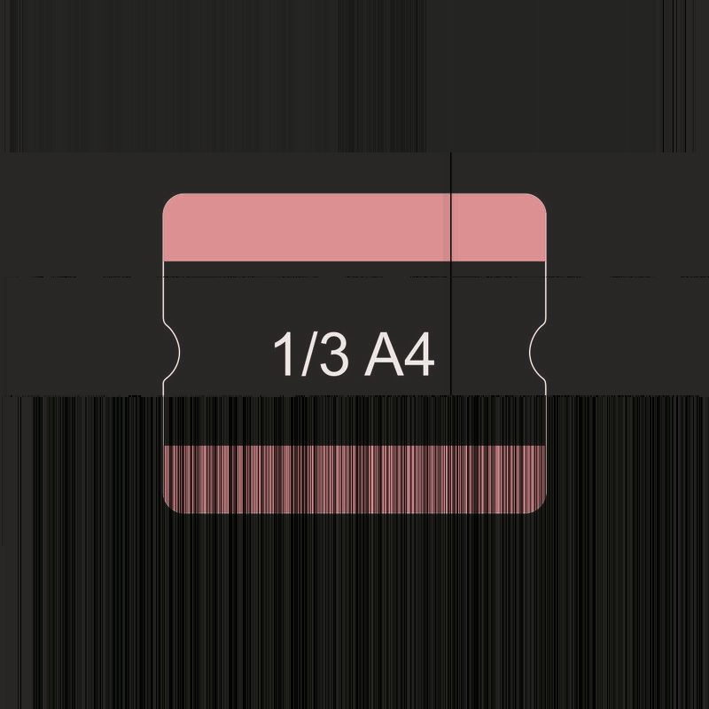 Produktbild Eichner Bodenbeschriftungstasche Drittel A4 offen Grün