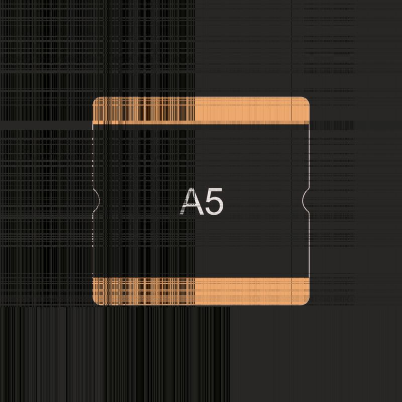 Produktbild Eichner Bodenbeschriftungstasche A5 offen Blau 