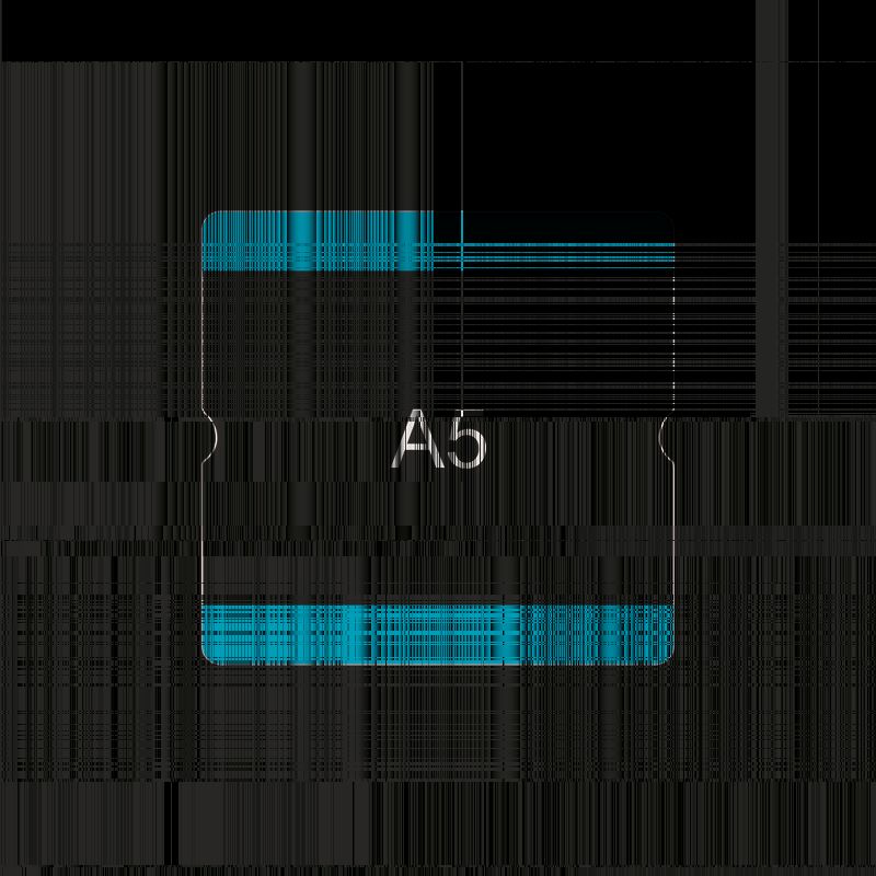 Produktbild Eichner Bodenbeschriftungstasche A5 offen Rot 