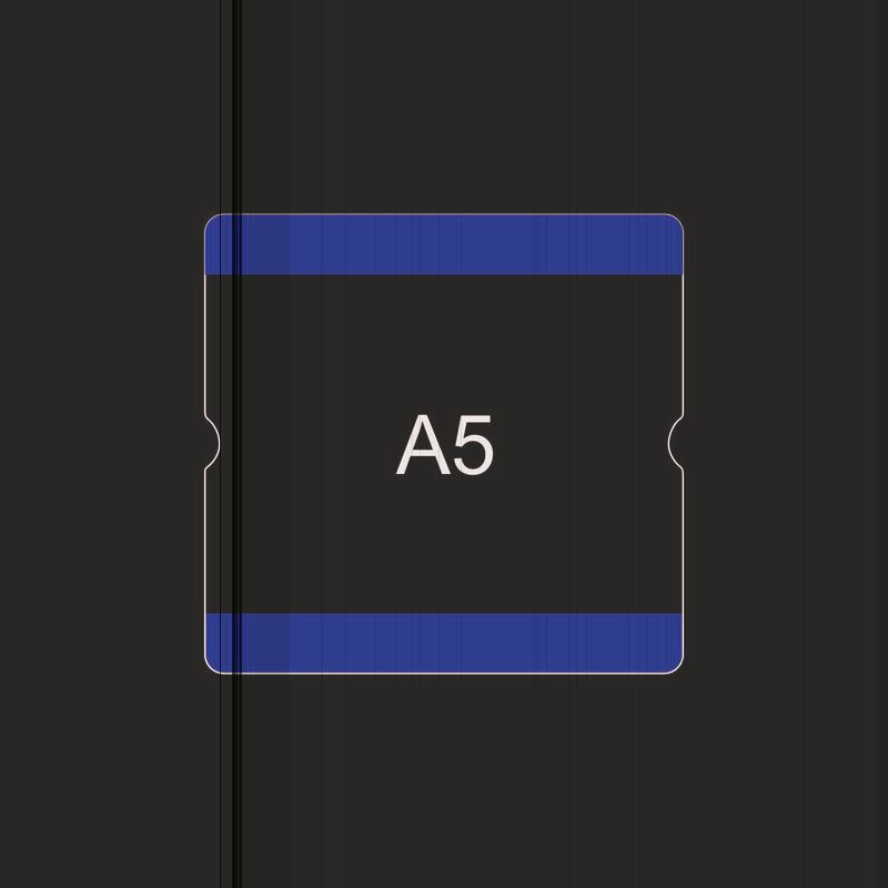 Produktbild Eichner Bodenbeschriftungstasche A5 offen Gelb