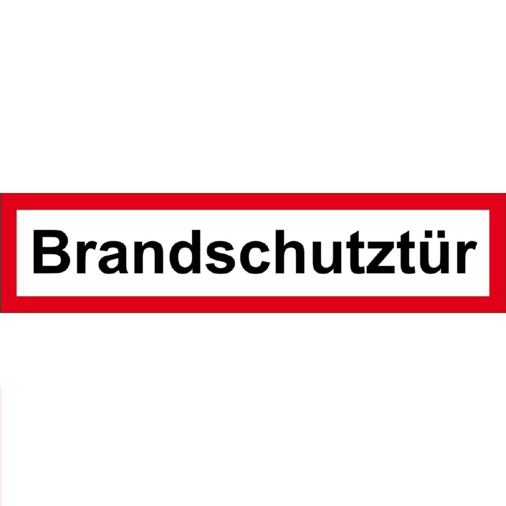 Produktbild Eichner Brandschutzschild Brandschutztür 29,7x10,5cm