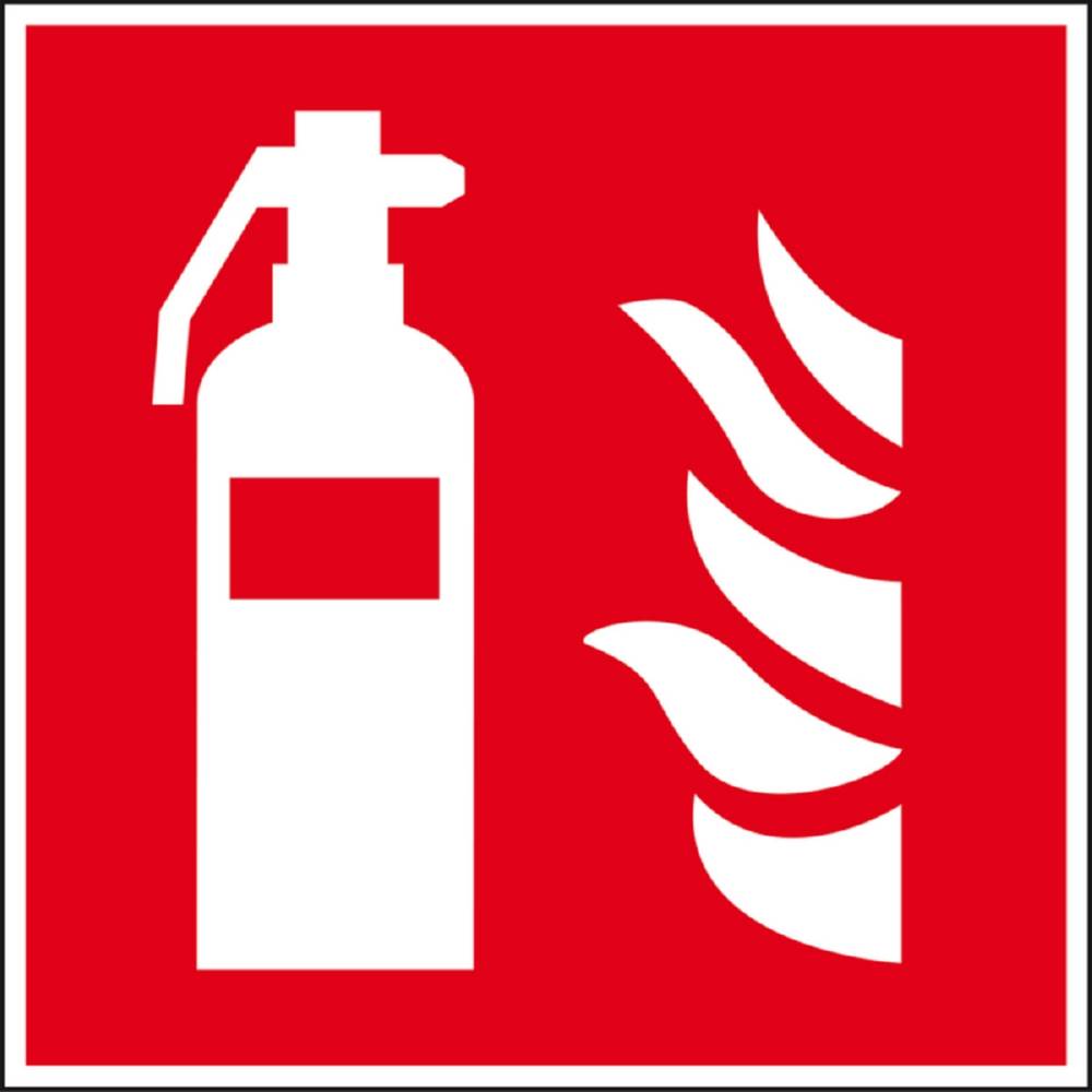 Produktbild Eichner Brandschutzschild Feuerlöscher 30 x 30 cm in rot