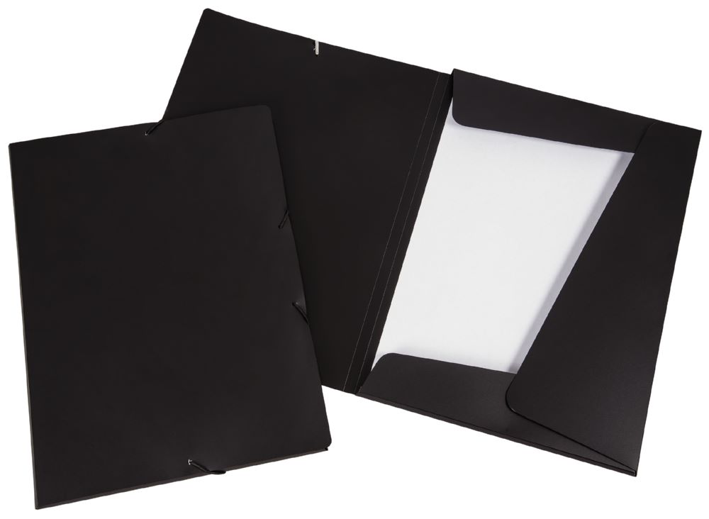 Produktbild Eichner Collegemappen DIN A4 mit Gummi Schwarz