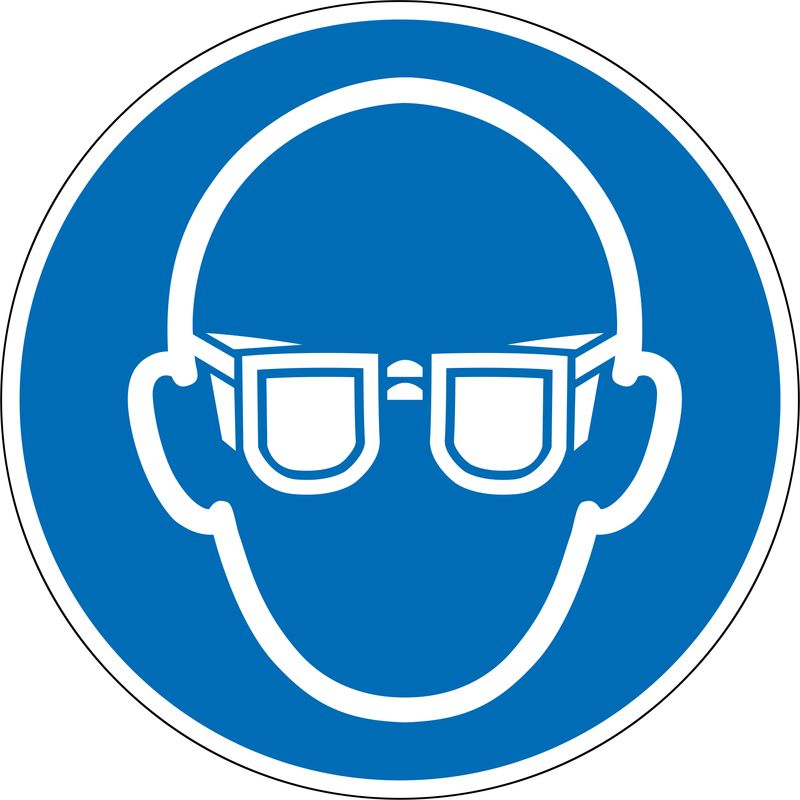 Produktbild Eichner Gebotsschild Augenschutz benutzen Aluminium 10 cm