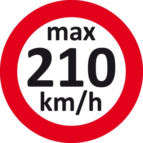 Produktbild Eichner Geschwindigkeitsaufkleber 210 km/h