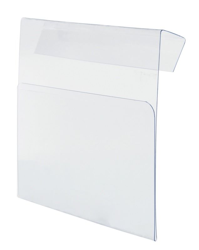 Produktbild Eichner Hartkunststofftasche für Aufsatzrahmen mit Klemmhalterung 50 x 110 mm