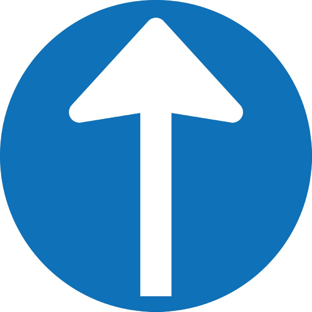 Produktbild Eichner Leitsystemsticker mit Motiv Pfeil Blau