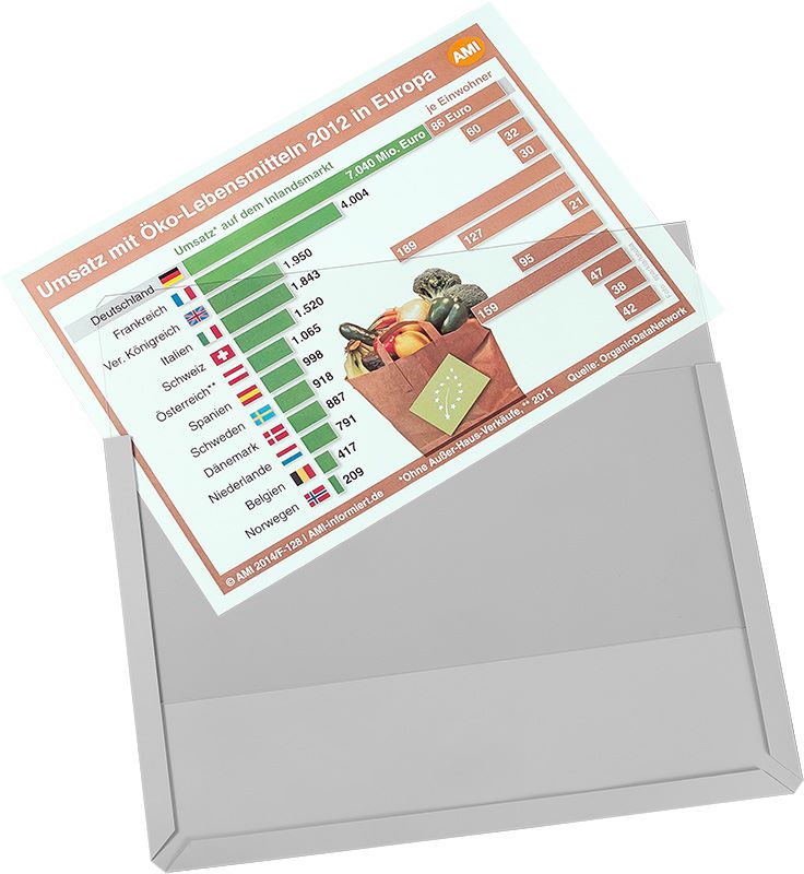 Produktbild Eichner Magnet Sichttasche DIN A4 Transparent 305 x 217 mm