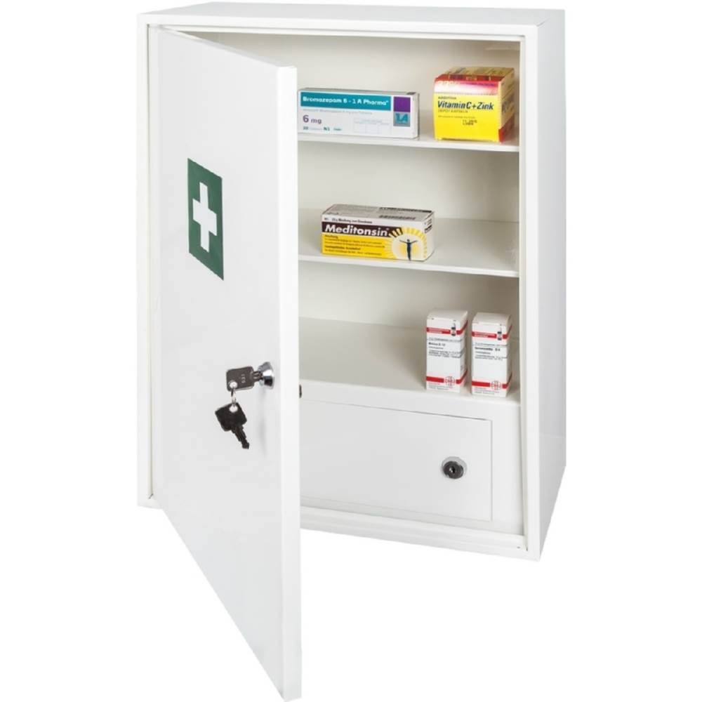 Produktbild Eichner Medikamentenschrank abschließbarem Innenfach 380x550x205mm