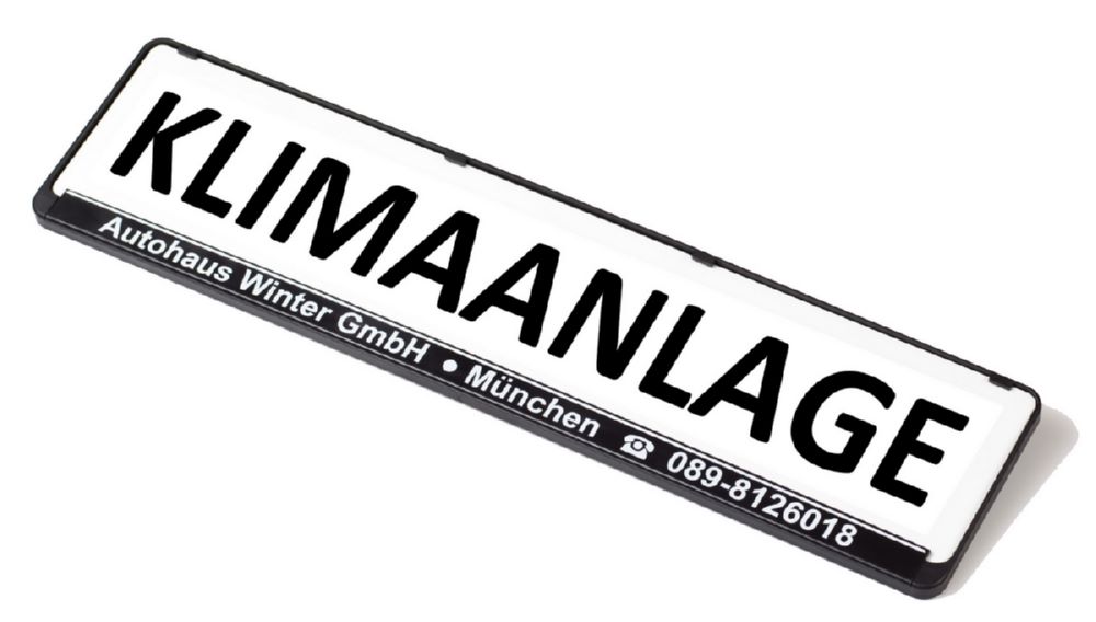 Produktbild Eichner Miniletter Werbeschild standard Klimaanlage