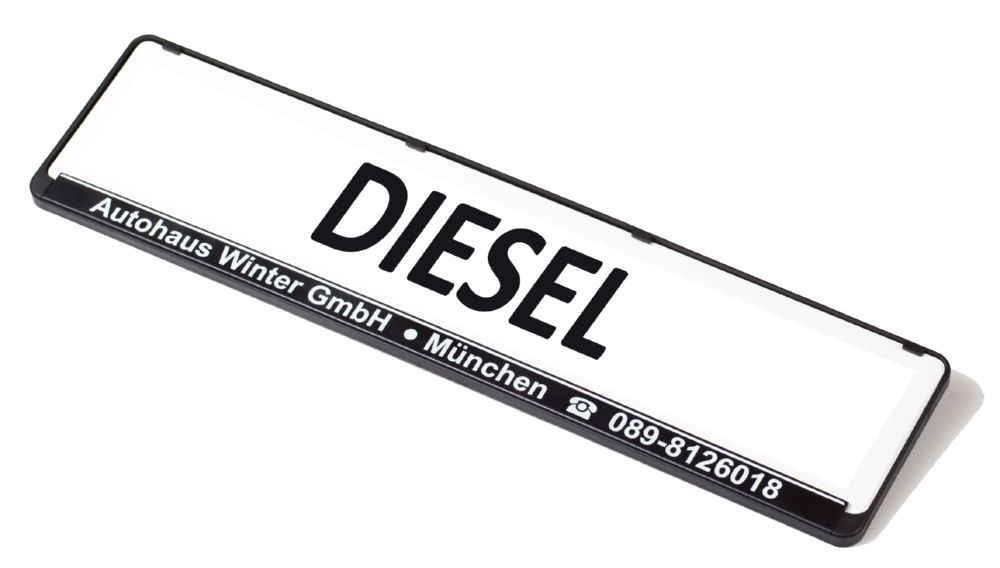 Produktbild Eichner Miniletter Werbeschild standard Diesel