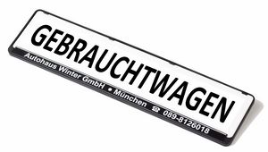 Produktbild Eichner Miniletter Werbeschild standard Gebrauchtwagen