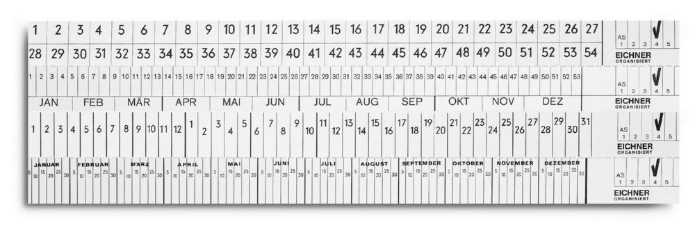 Produktbild Eichner Planungs und Terminstreifen für die Serie VISIMAP