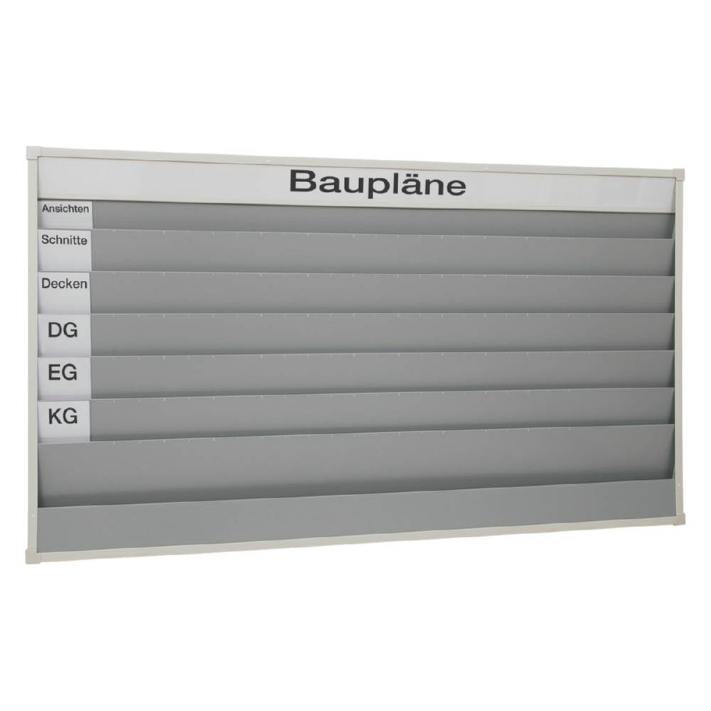 Produktbild Eichner Planungstafel A4 für Baupläne 6 Schiene 1580x900mm