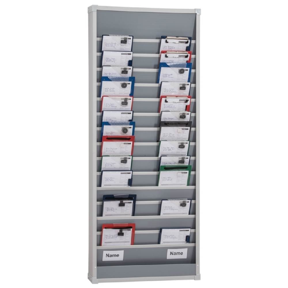 Produktbild Eichner Planungstafel zweireihige A5 15 belegbare Schienen 554x1315mm