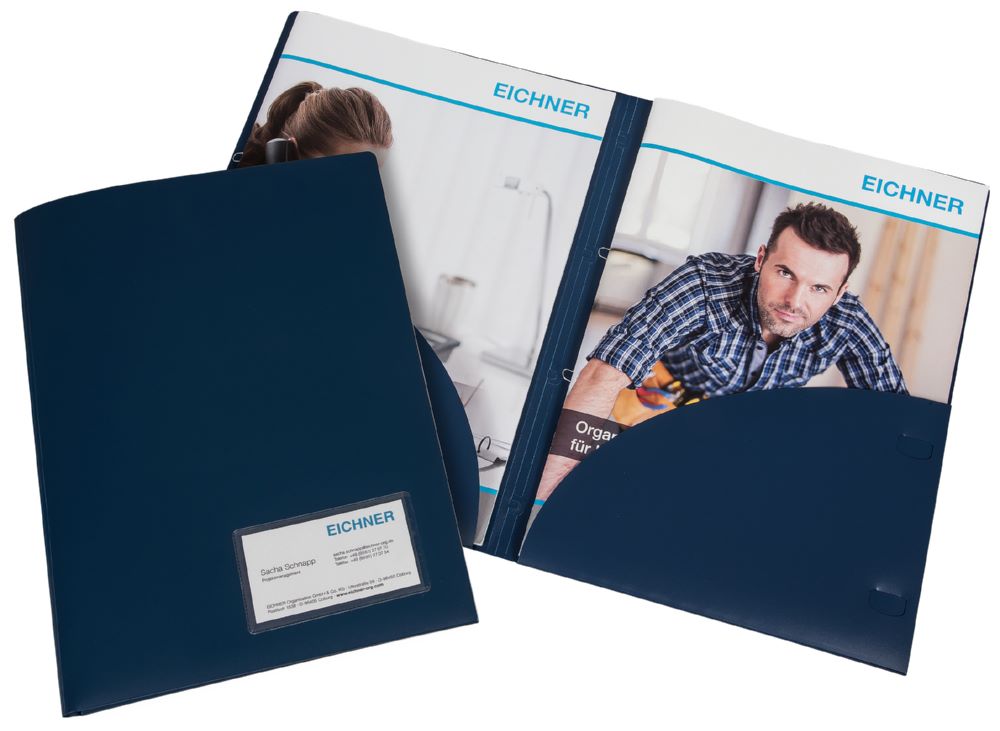 Produktbild Eichner Präsentations Angebotsmappe Blau
