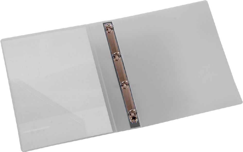 Produktbild Eichner Präsentationsringbuch aus Polypropylen 4 Ring Transparent