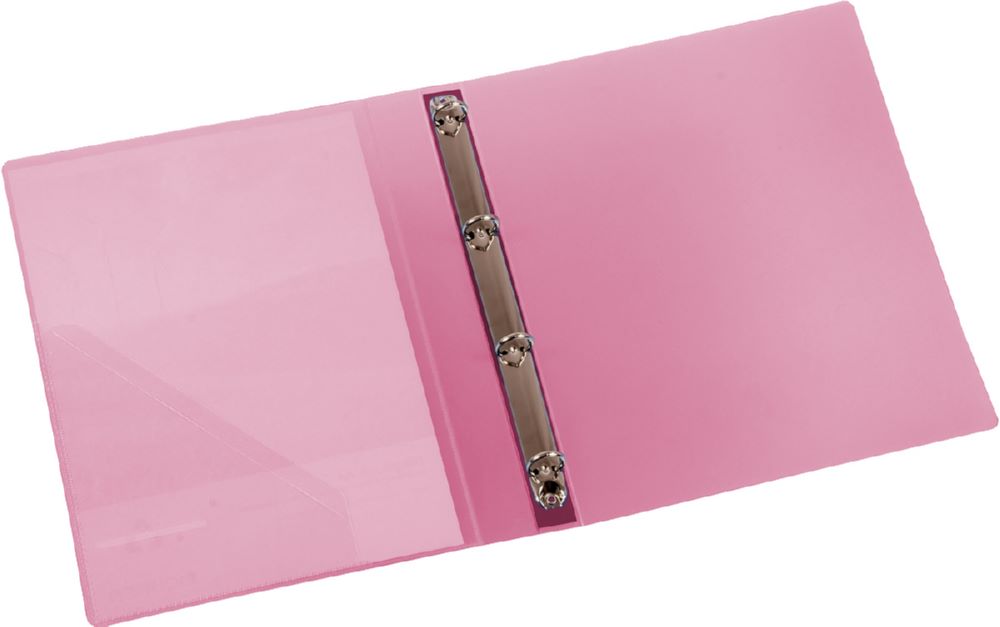 Produktbild Eichner Präsentationsringbuch aus Polypropylen 4 Ring Rot