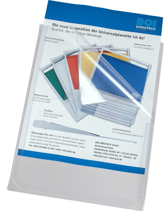 Produktbild Eichner PVC Dehnfaltentasche Transparent 309 x 224 mm