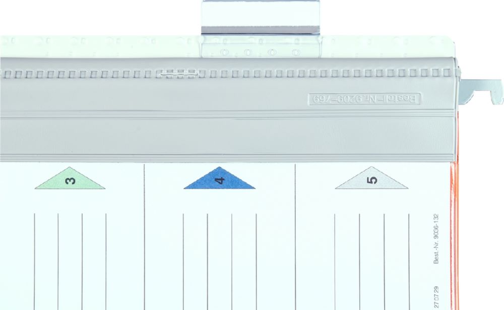 Produktbild Eichner Rastreiter mit Bezeichnungsstreifen breite 50 mm Transparent