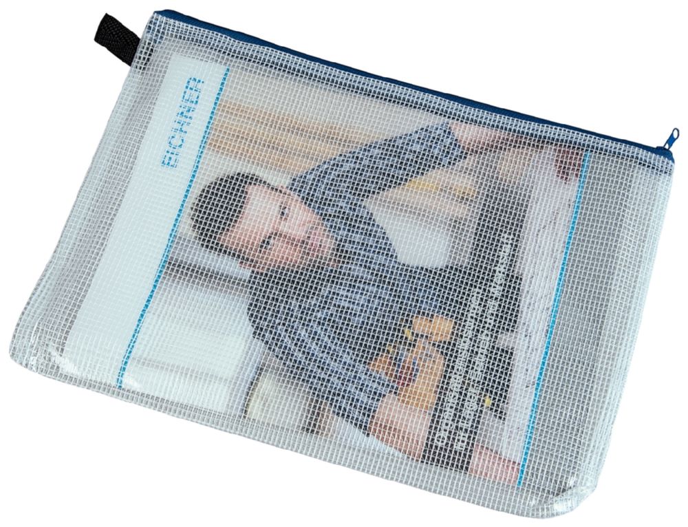 Produktbild Eichner Reißverschluss Sammelbeutel 340 x 240 mm Blau