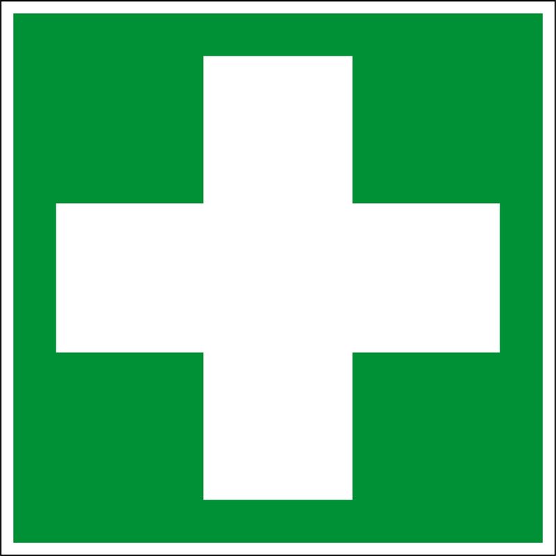 Produktbild Eichner Rettungsschild Erste Hilfe Aluminium 15 x 15 cm