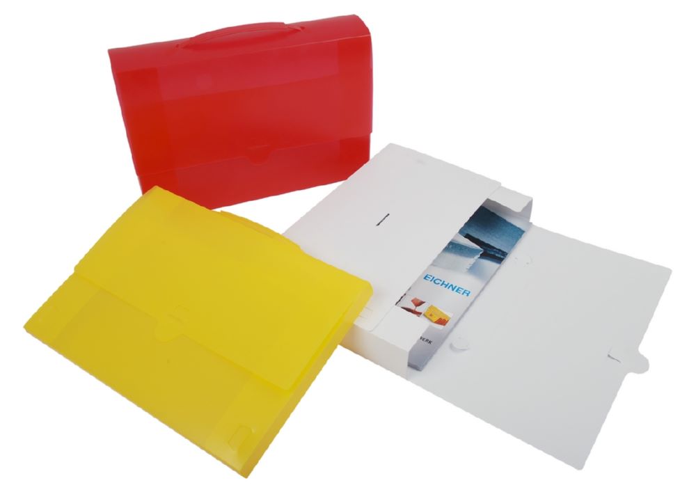 Produktbild Eichner Sammelbox M mit Steckverschluss 225x320x45mm Gelb