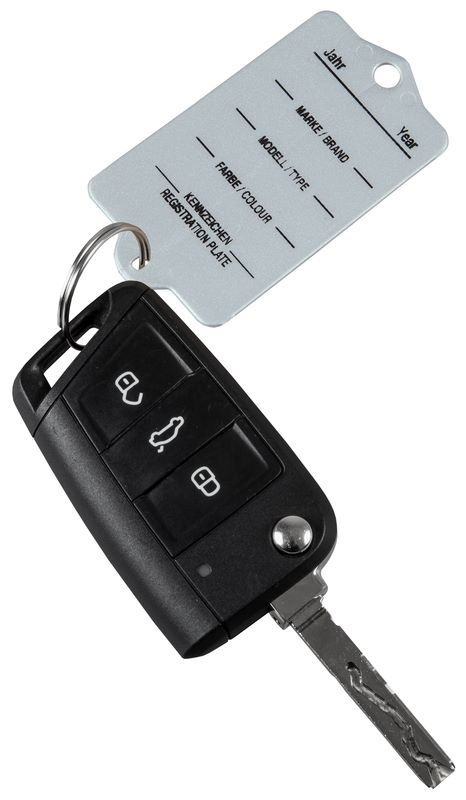 Produktbild Eichner Schlüsselanhänger Hellgrau Deutsch/Englisch