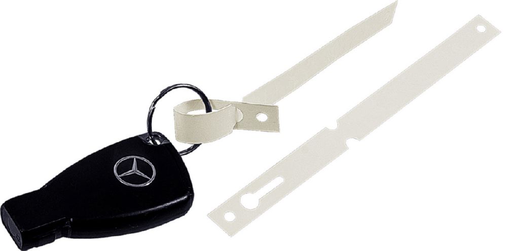Produktbild Eichner Schlüsselanhänger aus Tyvek Weiß 160 x 12,7 mm