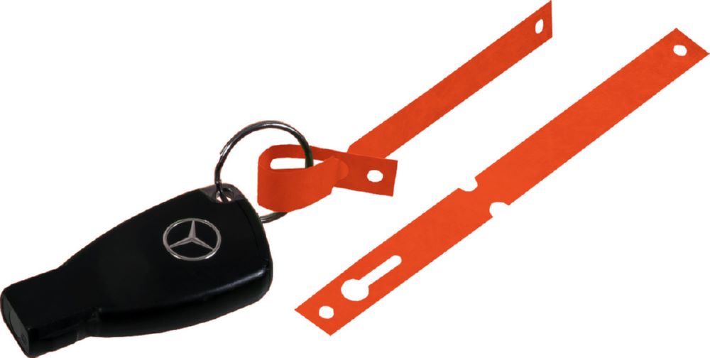 Produktbild Eichner Schlüsselanhänger aus Tyvek Orange 160 x 12,7 mm