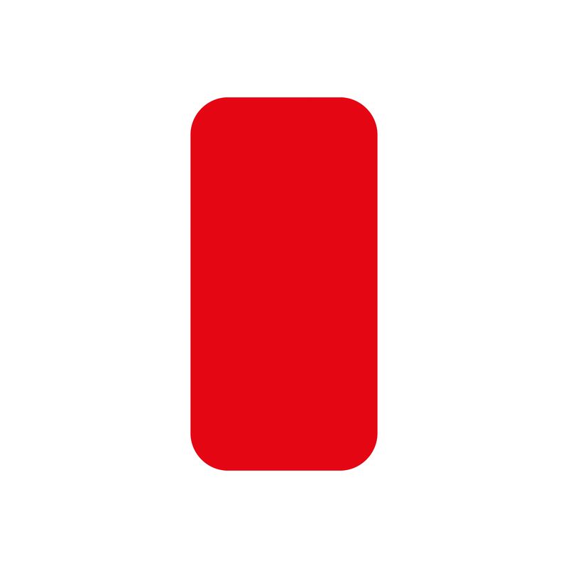 Produktbild Eichner Stellplatzmarker I-Stück Rot in PVC
