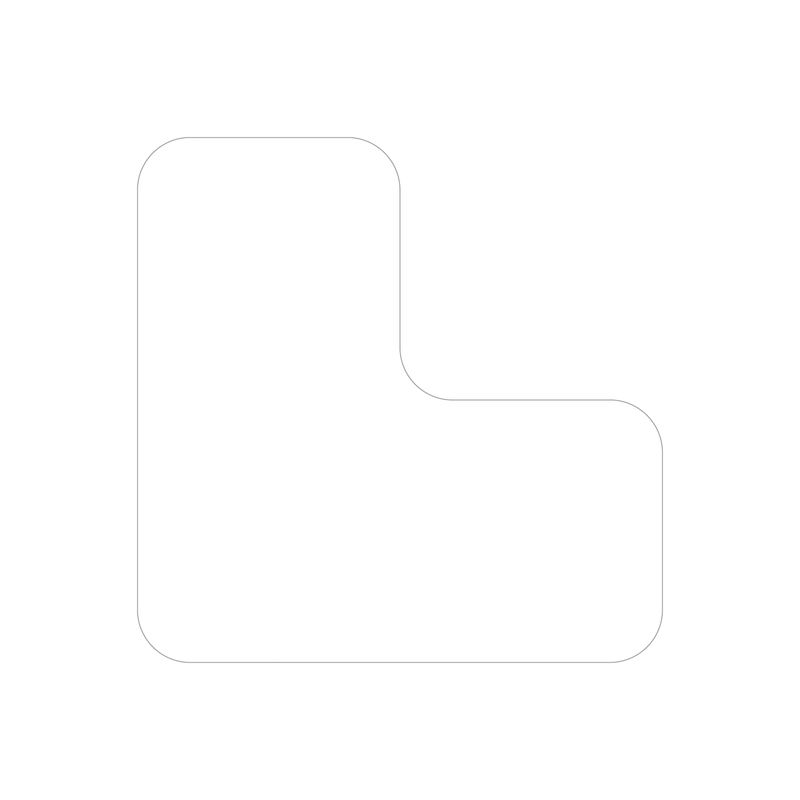 Produktbild Eichner Stellplatzmarker L-Stück Weiß in Polycarbonat