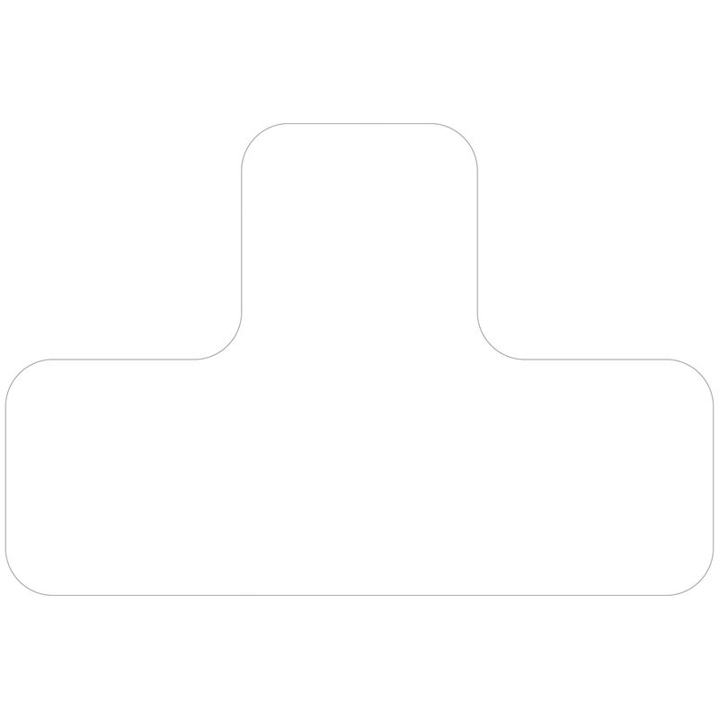 Produktbild Eichner Stellplatzmarker T-Stück Weiß in PVC