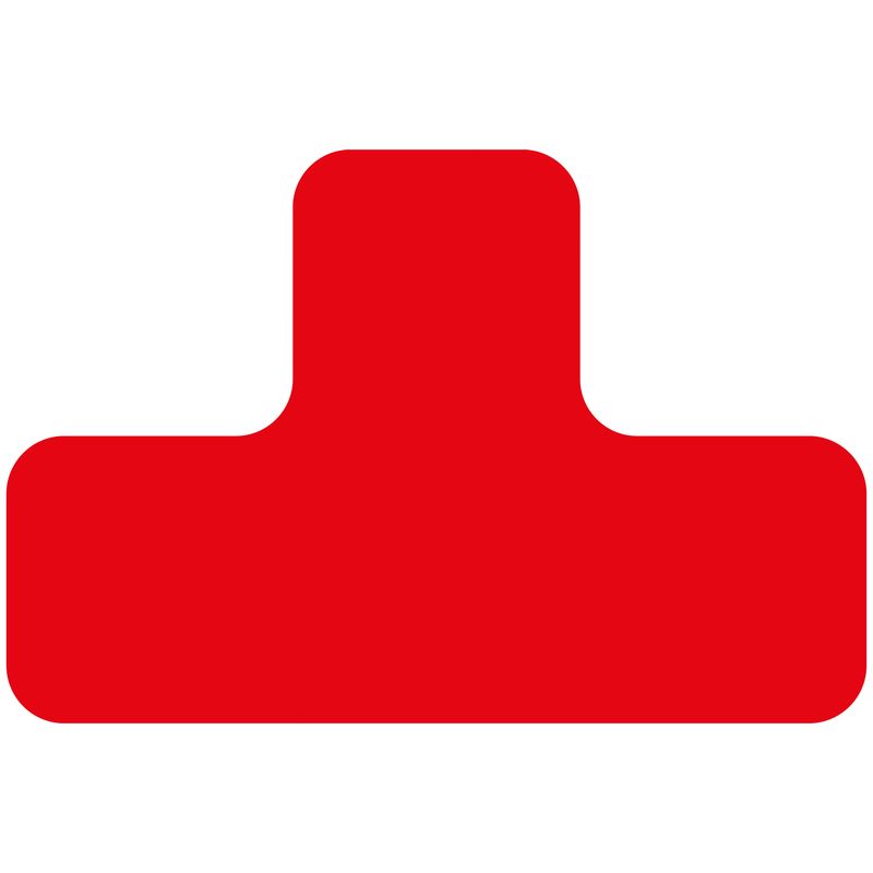 Produktbild Eichner Stellplatzmarker T-Stück Rot in Polycarbonat