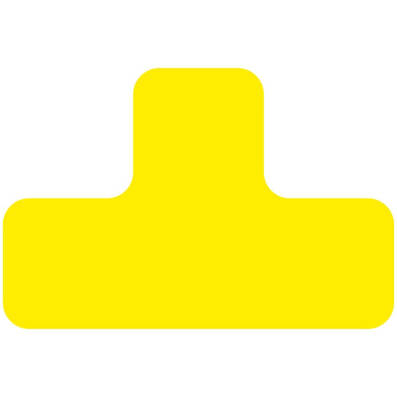 Produktbild Eichner Stellplatzmarker T-Stück Gelb Polycarbonat