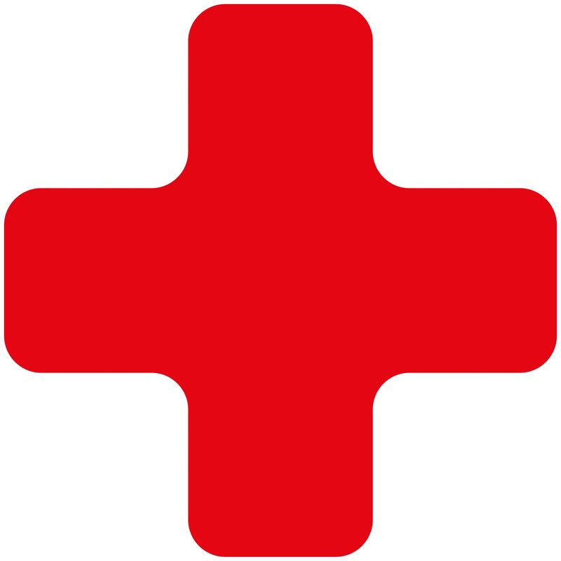 Produktbild Eichner Stellplatzmarker X-Stück Rot in PVC