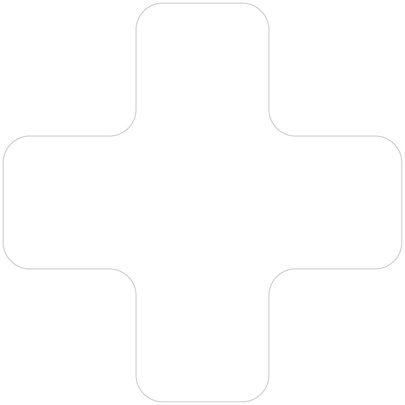 Produktbild Eichner Stellplatzmarker X-Stück Weiß in Polycarbonat