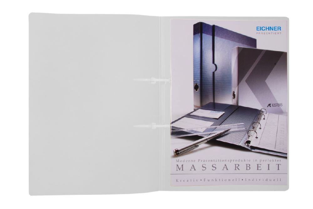 Produktbild Eichner Schlaufenhefter Standard 80mm Lochung Weiß