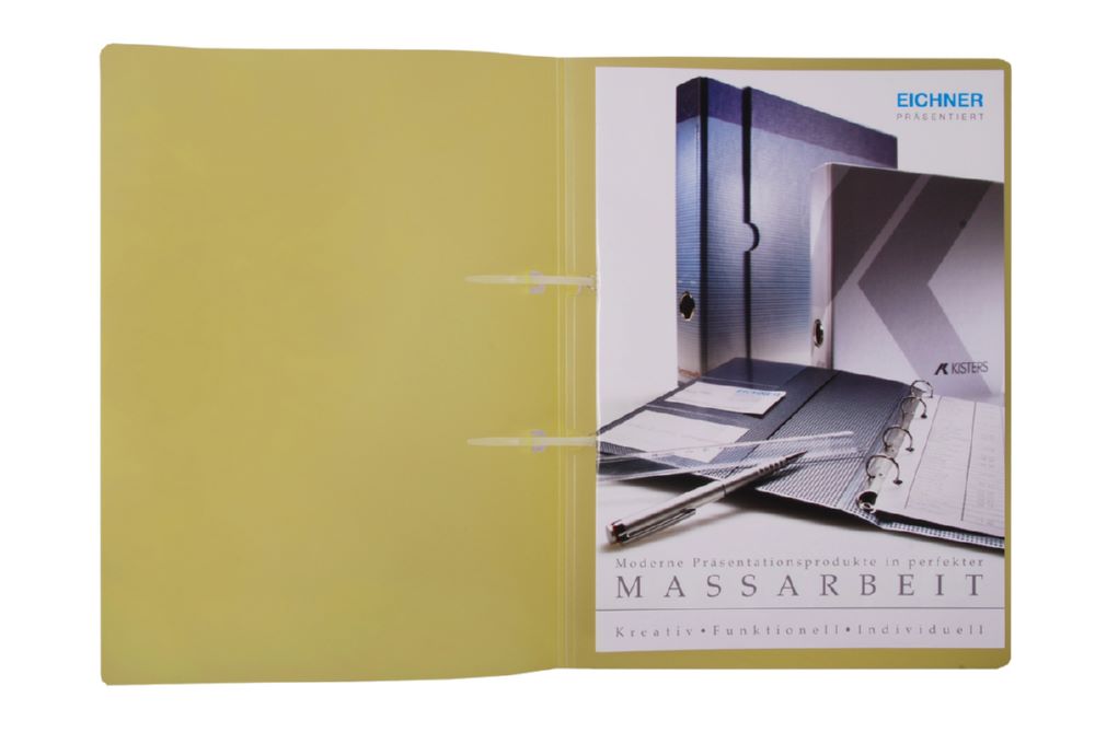 Produktbild Eichner Schlaufenhefter Standard 80mm Lochung Gelb