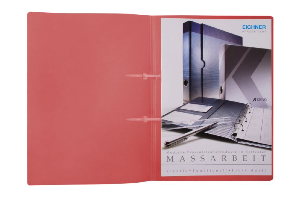 Produktbild Eichner Schlaufenhefter Standard 80mm Lochung Rot