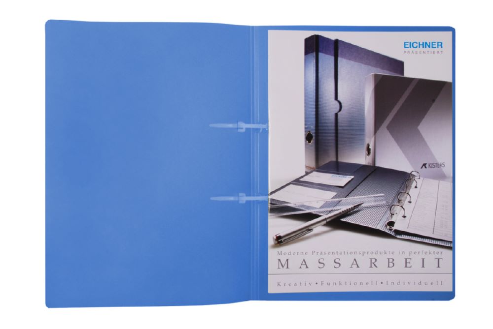 Produktbild Eichner Schlaufenhefter Standard 80mm Lochung Blau