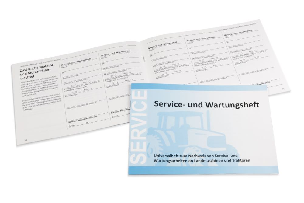 Produktbild 10 Stück Service- und Wartungshefte (neutrale Version) zum Nachweis von Service- bild 4