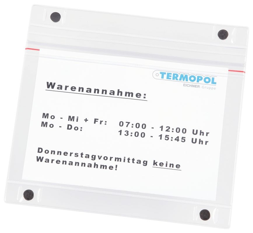 Produktbild Eichner Transparente Magnettasche Transparent DIN A5